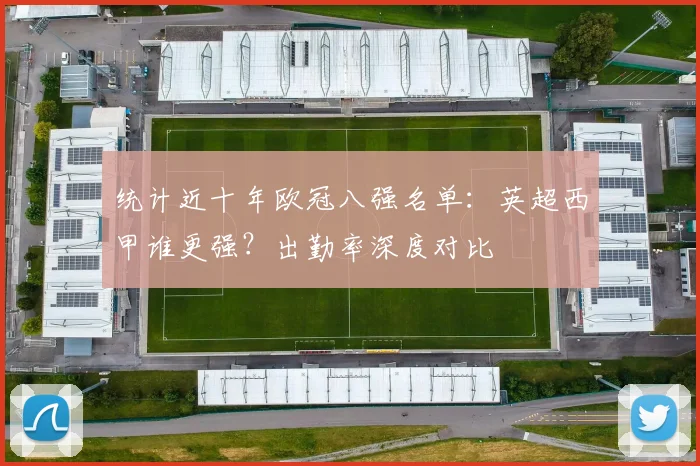 统计近十年欧冠八强名单：英超西甲谁更强？出勤率深度对比